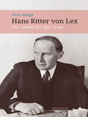 cover image of Hans Ritter von Lex